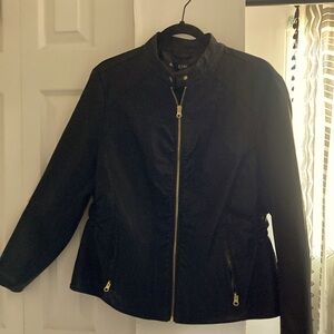Faux leather jacket